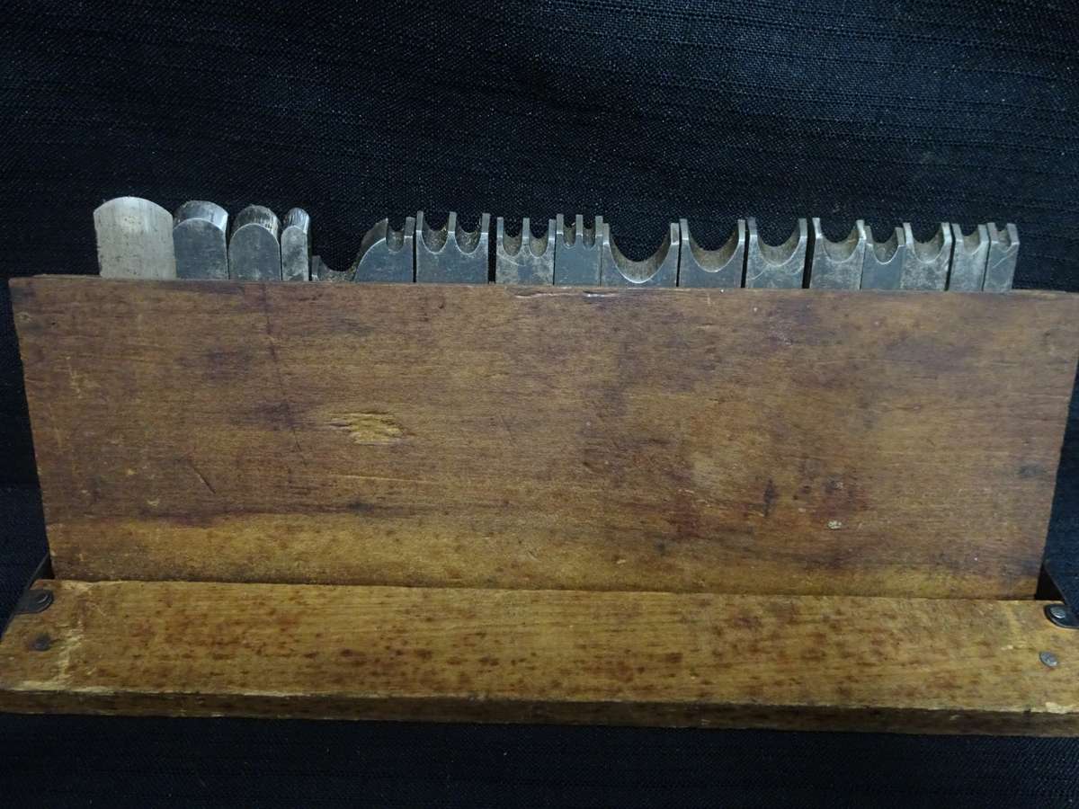 Vintage Cutters For Stanley Universal Plane No. 55 - Cutter Box No. 4 - In Used Condition