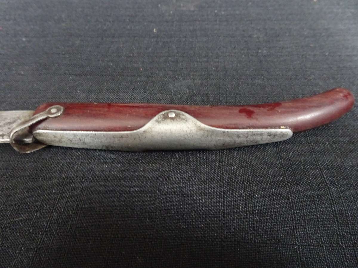 Vintage Okapi South Africa Locking Blade Knife Moon And (3) Stars - Okapi Made In Germany