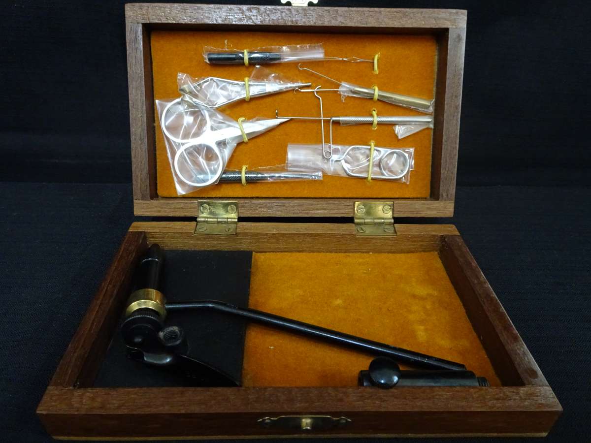 Stunning Vintage Sunrise Royal Coachman Fly Fishing Tying Kit  - Excellent Condition