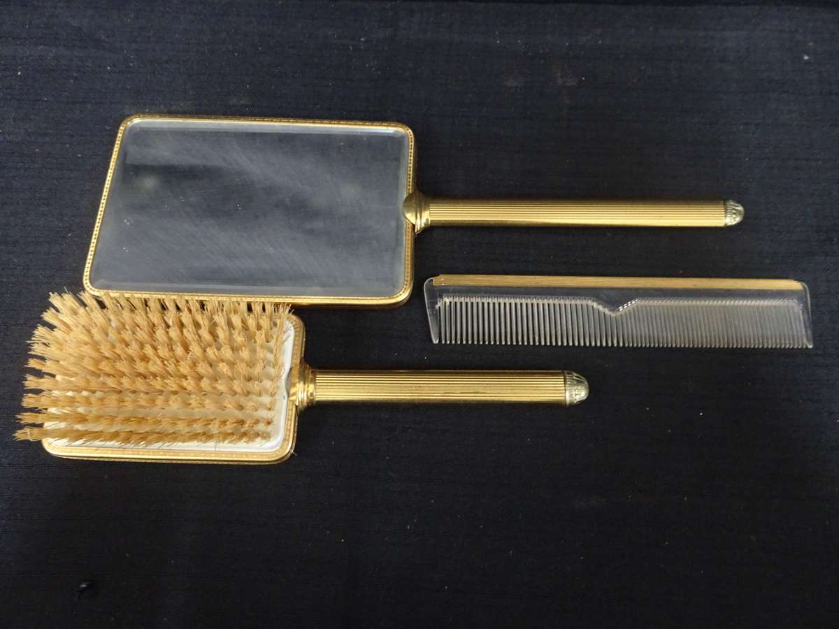 Beautiful Vintage Dressing Table Vanity Set - In Good Condition