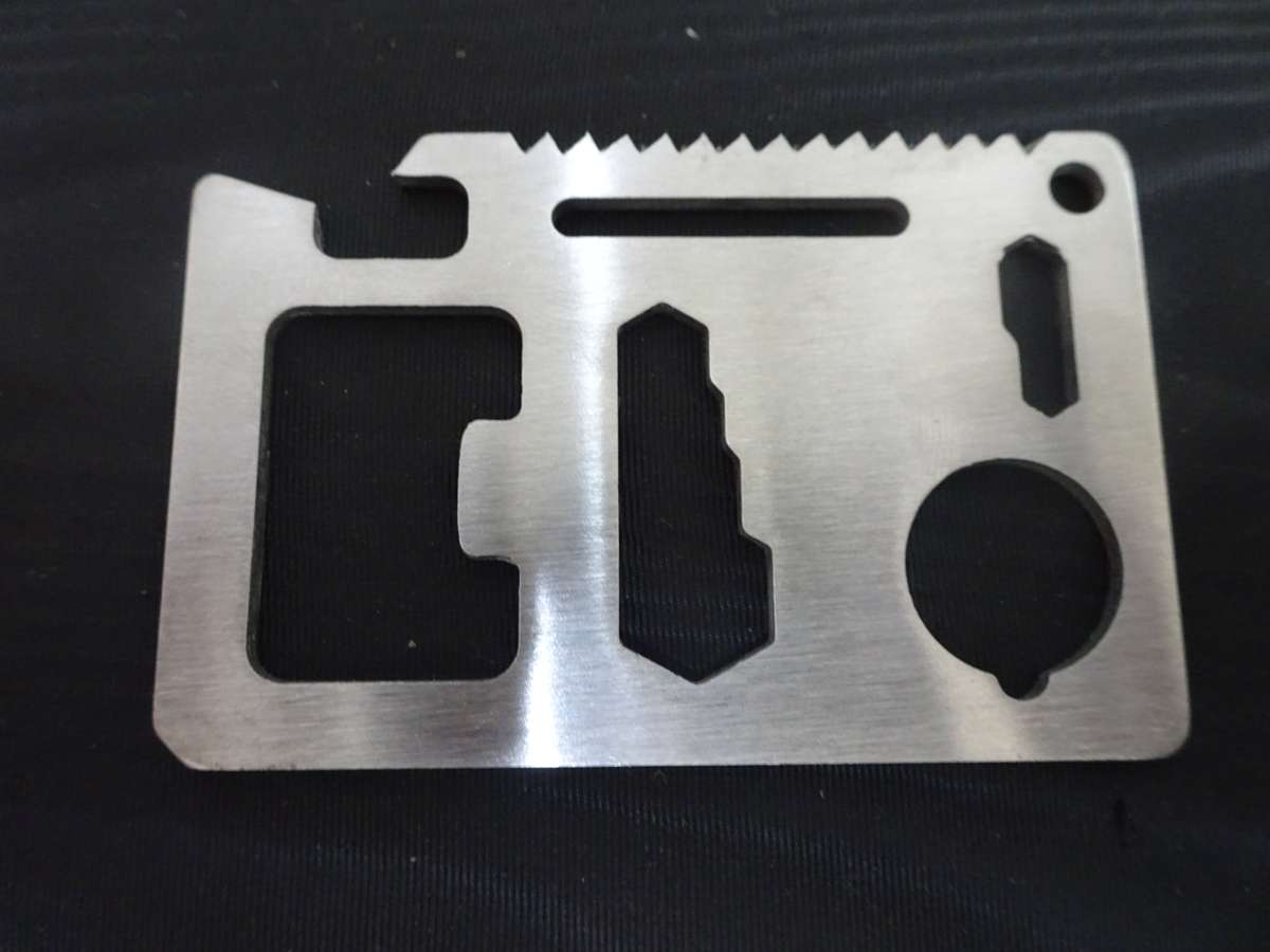 Stunning 11 in 1 Stainless Steel Multupurpose Survival Tool Kit - See Images