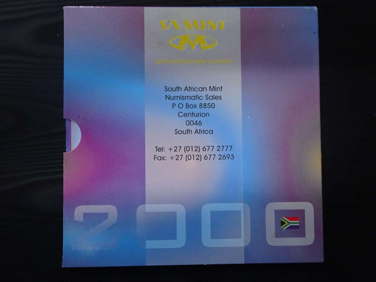 2000 South Africa Uncirculation Coin Set - In Excelent Condition