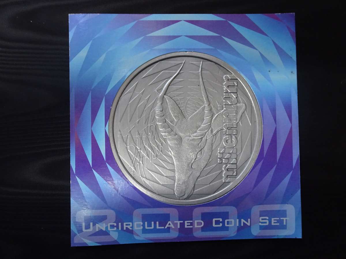 2000 South Africa Uncirculation Coin Set - In Excelent Condition