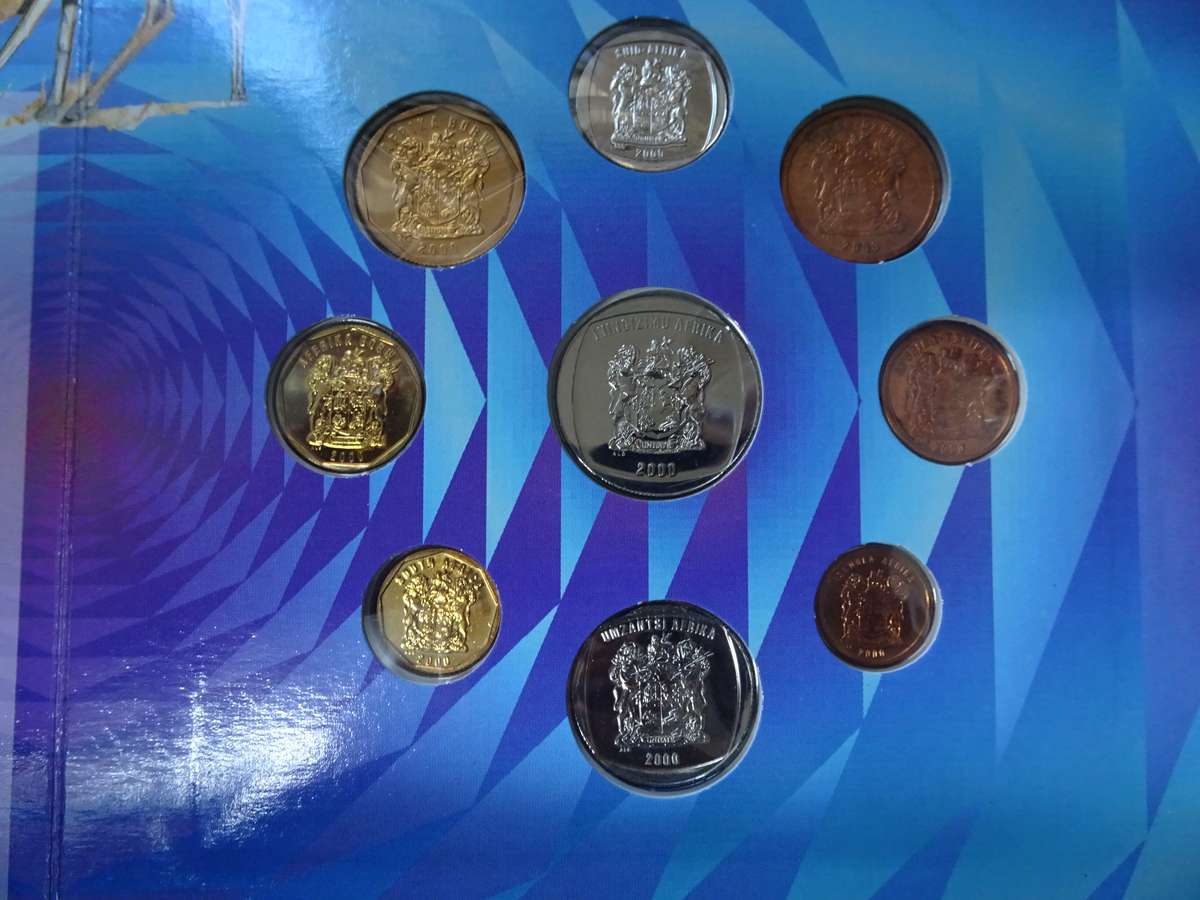 2000 South Africa Uncirculation Coin Set - In Excelent Condition