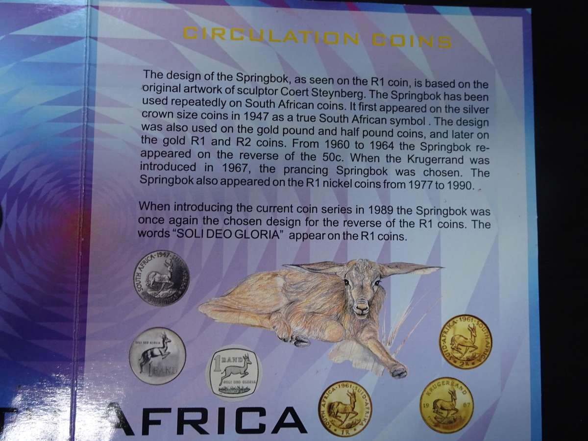 2000 South Africa Uncirculation Coin Set - In Excelent Condition