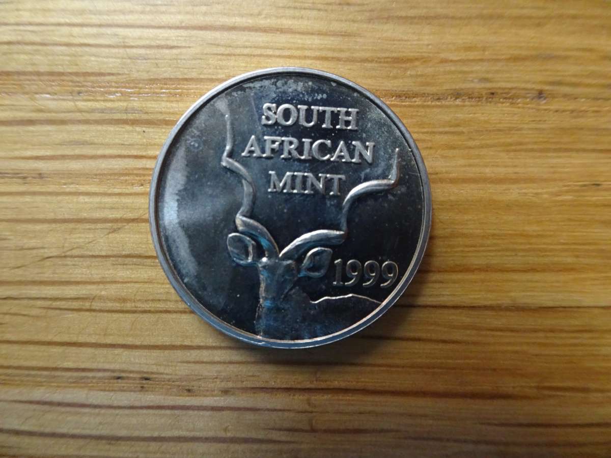 Four World Coin 1999 Tokens - South African Mint - Bidding Per Token -In Excellent Condition