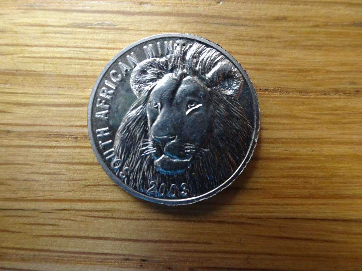 Nine World Coin 2003 Lion Tokens -South African Mint - Bidding Per Token -In Excellent Condition