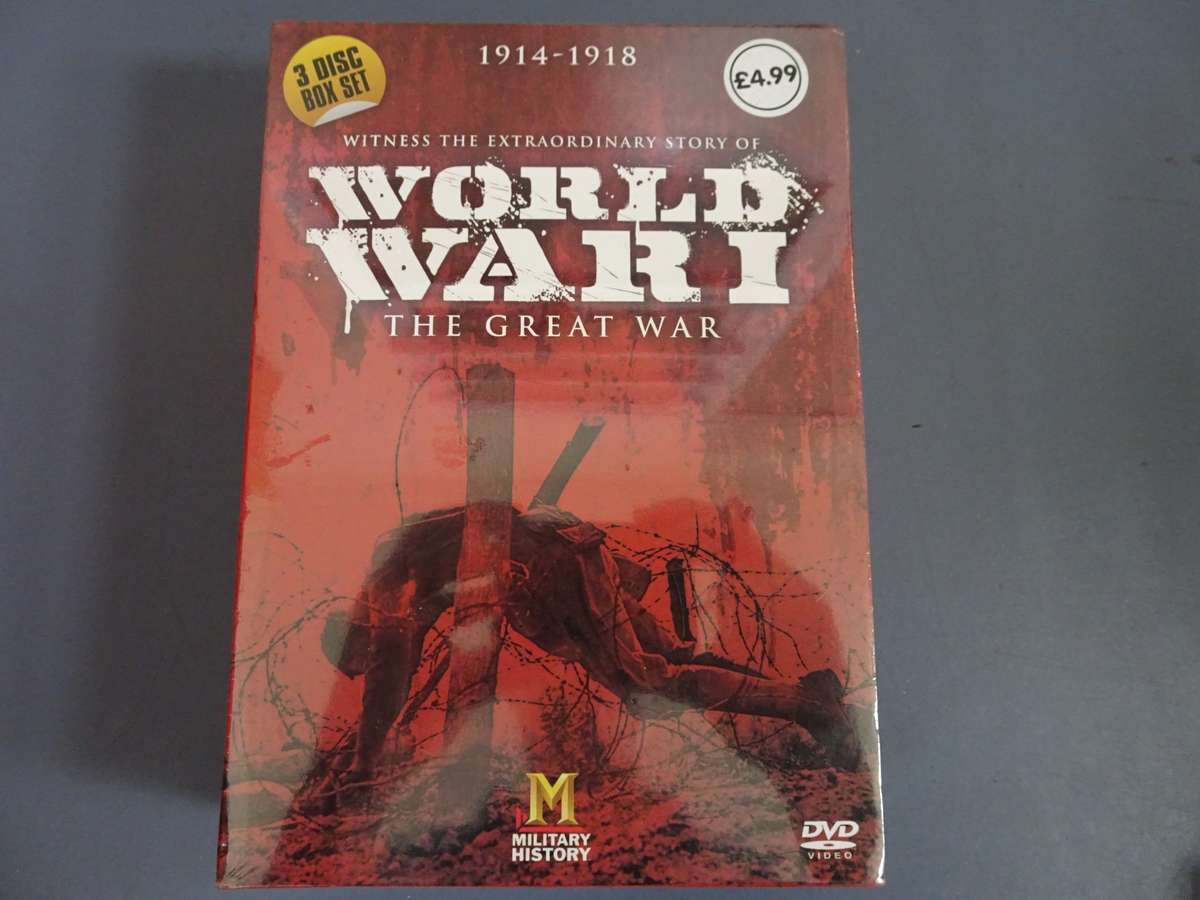 Stunning Collection Of WW1 And WW2 DVD Sets - Military History - Still In Original Cases - Sealed