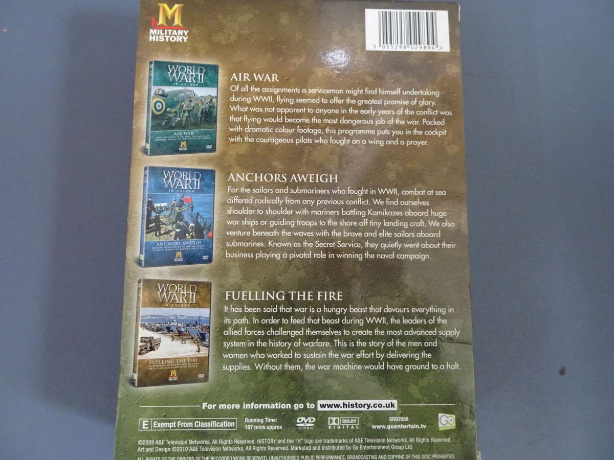 Stunning Collection Of WW1 And WW2 DVD Sets - Military History - Still In Original Cases - Sealed
