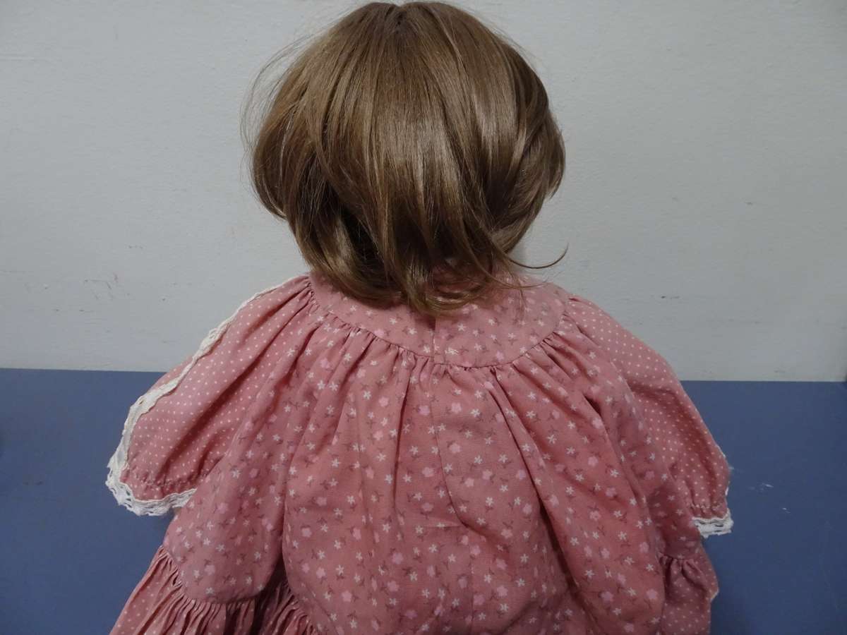 Beautiful Vintage Porcelain Baby Doll - 50cm Long - In Very Good Condition