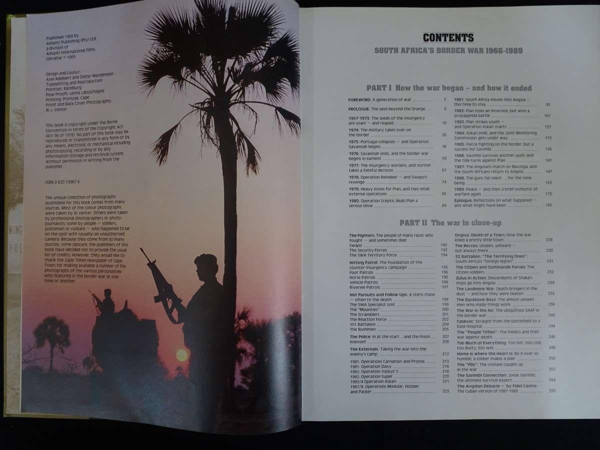 South Africa's Border War 1966-1989 Book by Willem Steenkamp - In Goeie Kondisie