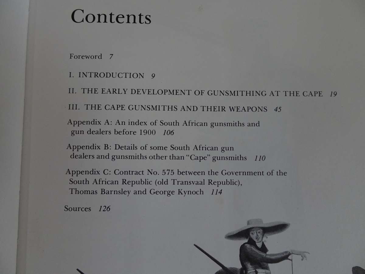 The Cape Gunsmith By Barry M. Berkovitch - See My Description