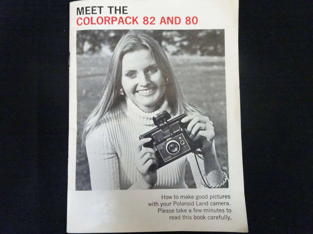 Stunning Vintage Polaroid Colorpack 80 Land Camera - Not Tested, But In Good Condition