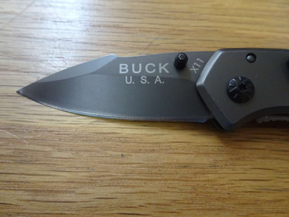 Stunning Black Buck X11 Folding Pocket Knife - Made In USA - In Good Condition