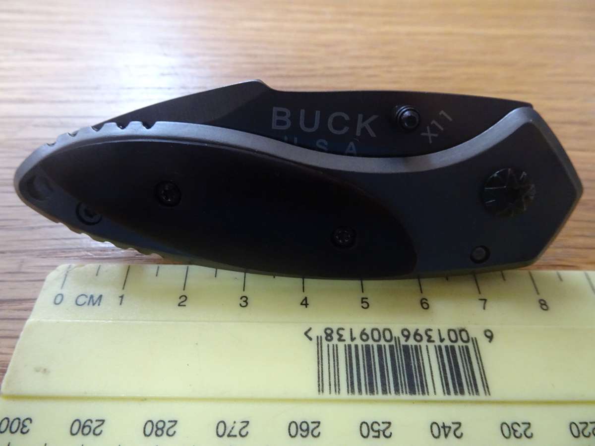 Stunning Black Buck X11 Folding Pocket Knife - Made In USA - In Good Condition