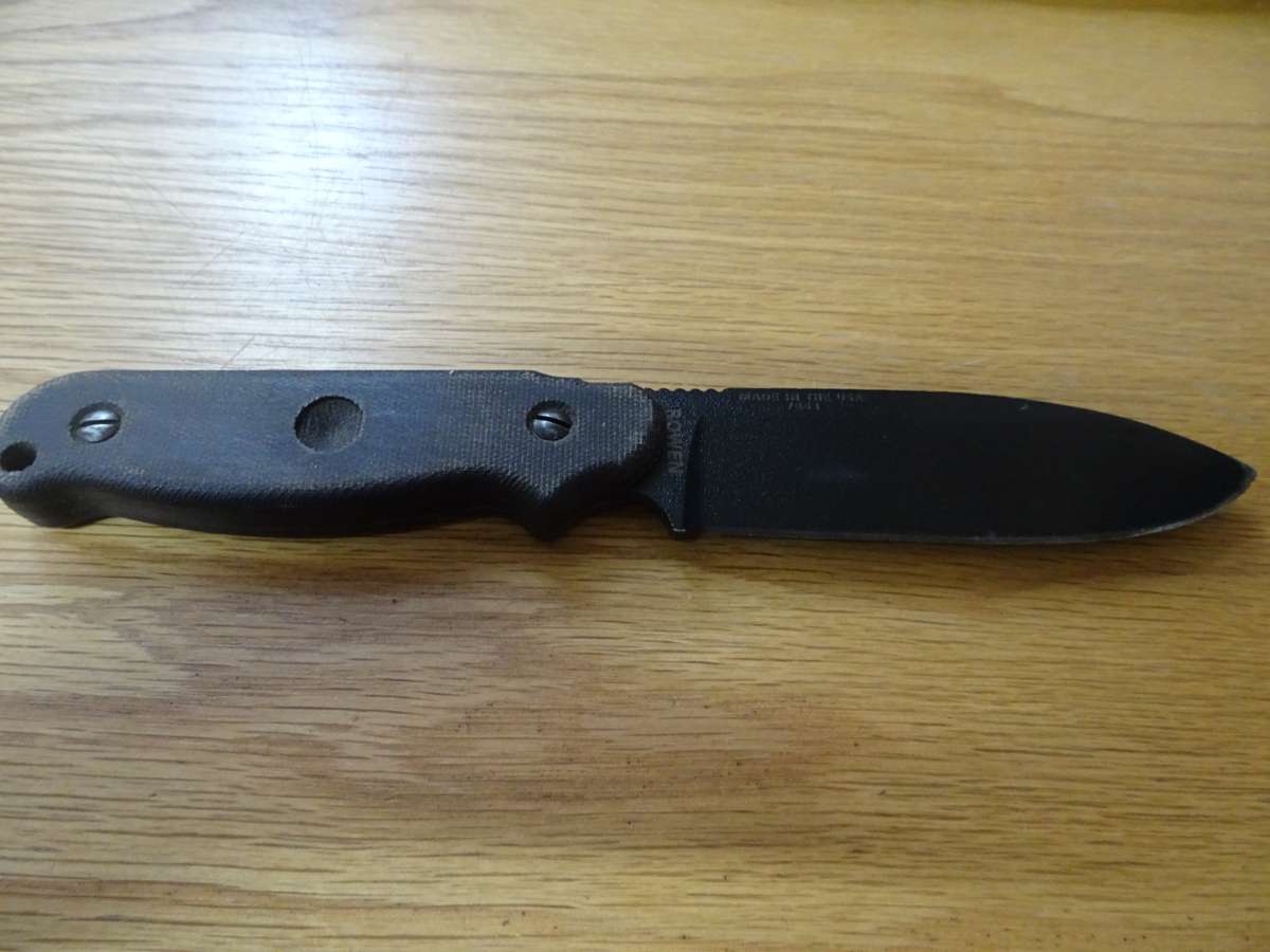 Stunning Esee - LS Rowen Downed Pilot Survival Knife - In Good Used Condition