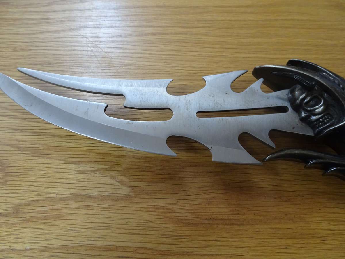 Very Large Interesting Decorative Gothic Dagger - In Good Condition