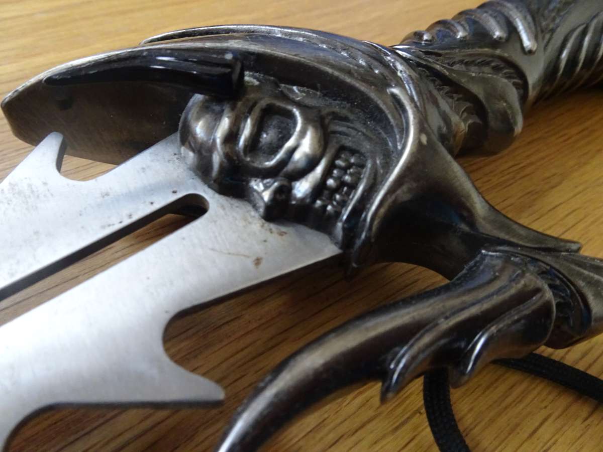 Very Large Interesting Decorative Gothic Dagger - In Good Condition