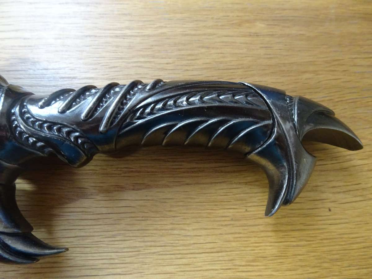 Very Large Interesting Decorative Gothic Dagger - In Good Condition