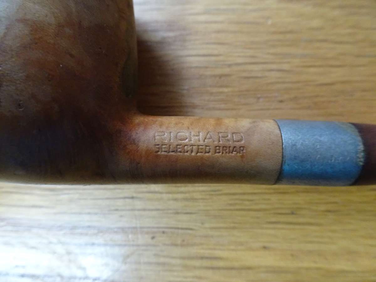 Stunning Vintage Richard (No. 535) Selected Briar Smoking Pipe - In Used Condition