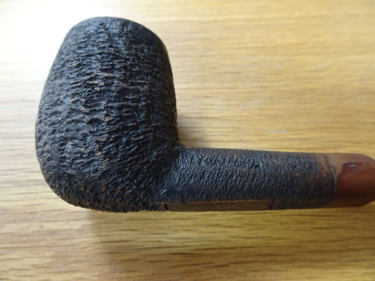 Sasieni 93's Old England Rusticated Briar Tobacco Smoking Pipe Stack Chimney - In Used Condition