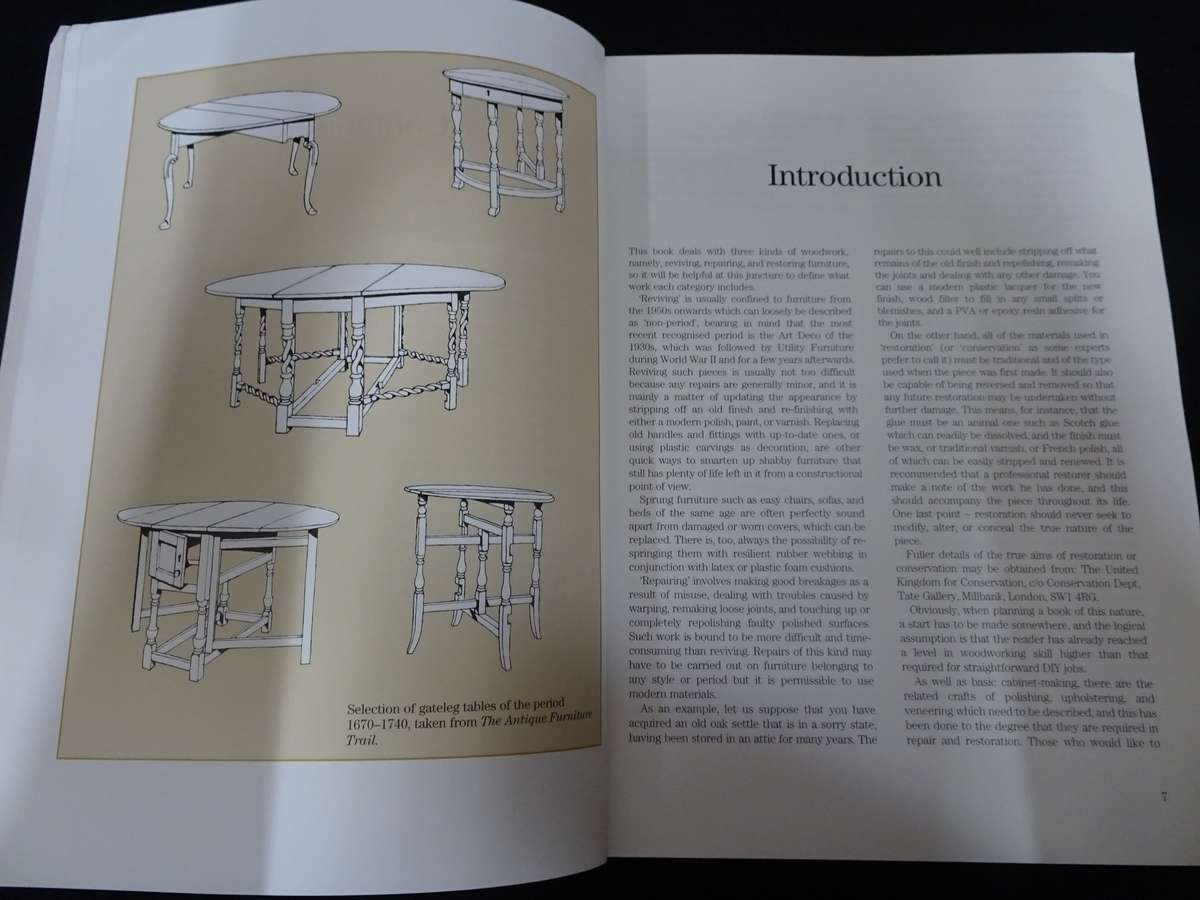 The Manual Of Furniture Restoration By V.J Taylor - See Description