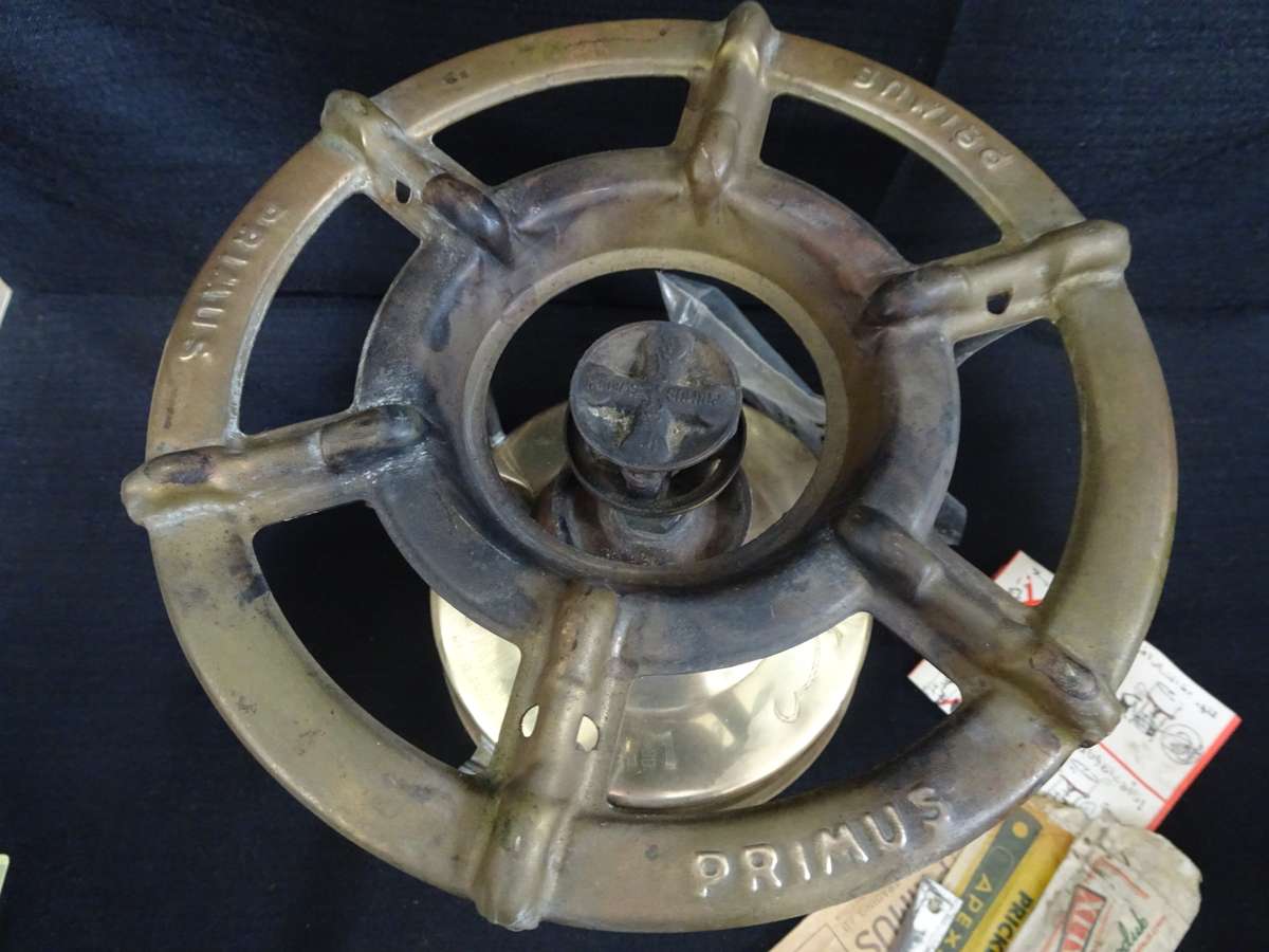 Stunning Vintage No. 1 Primus Trade Mark Camping Stove With Accesories - In Good Condition