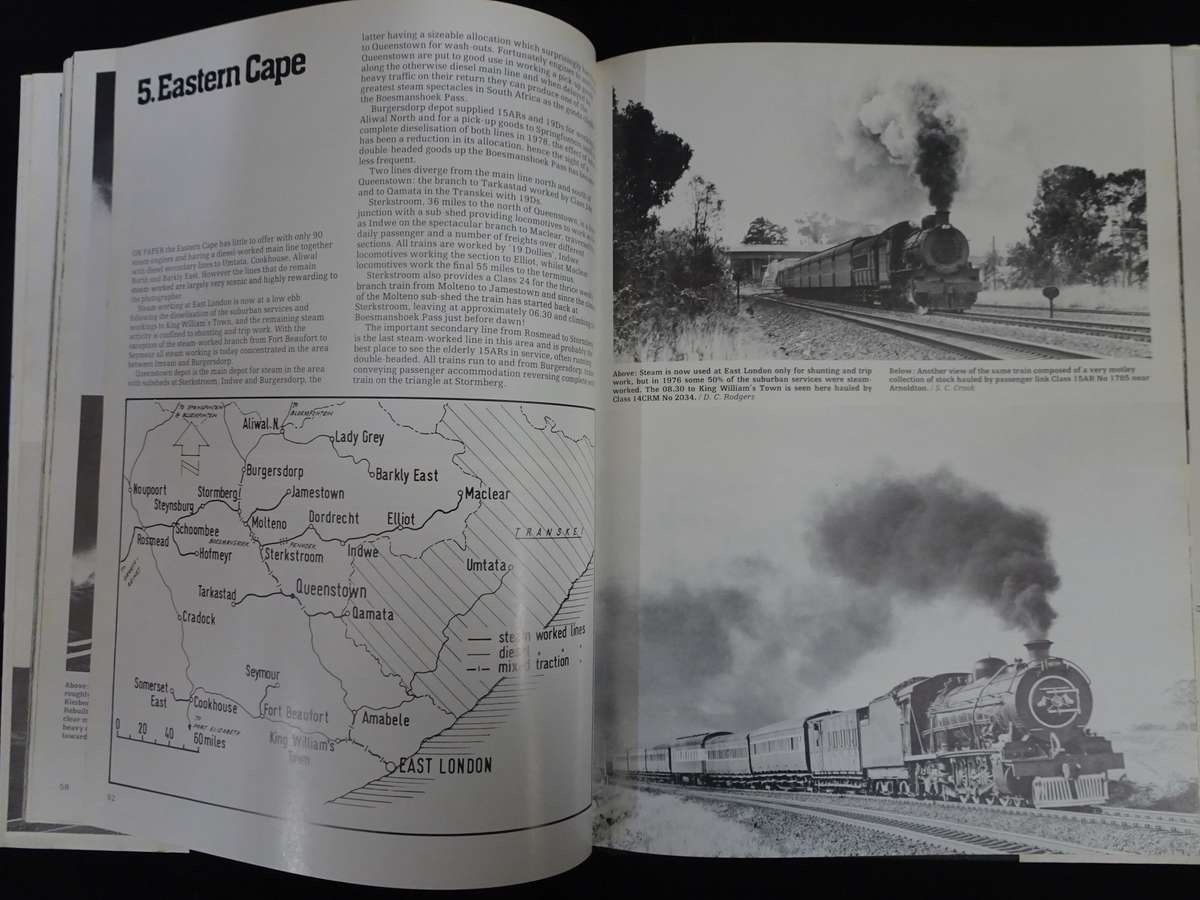South African Steam Today Book by David C. Rodgers - In Good Condition