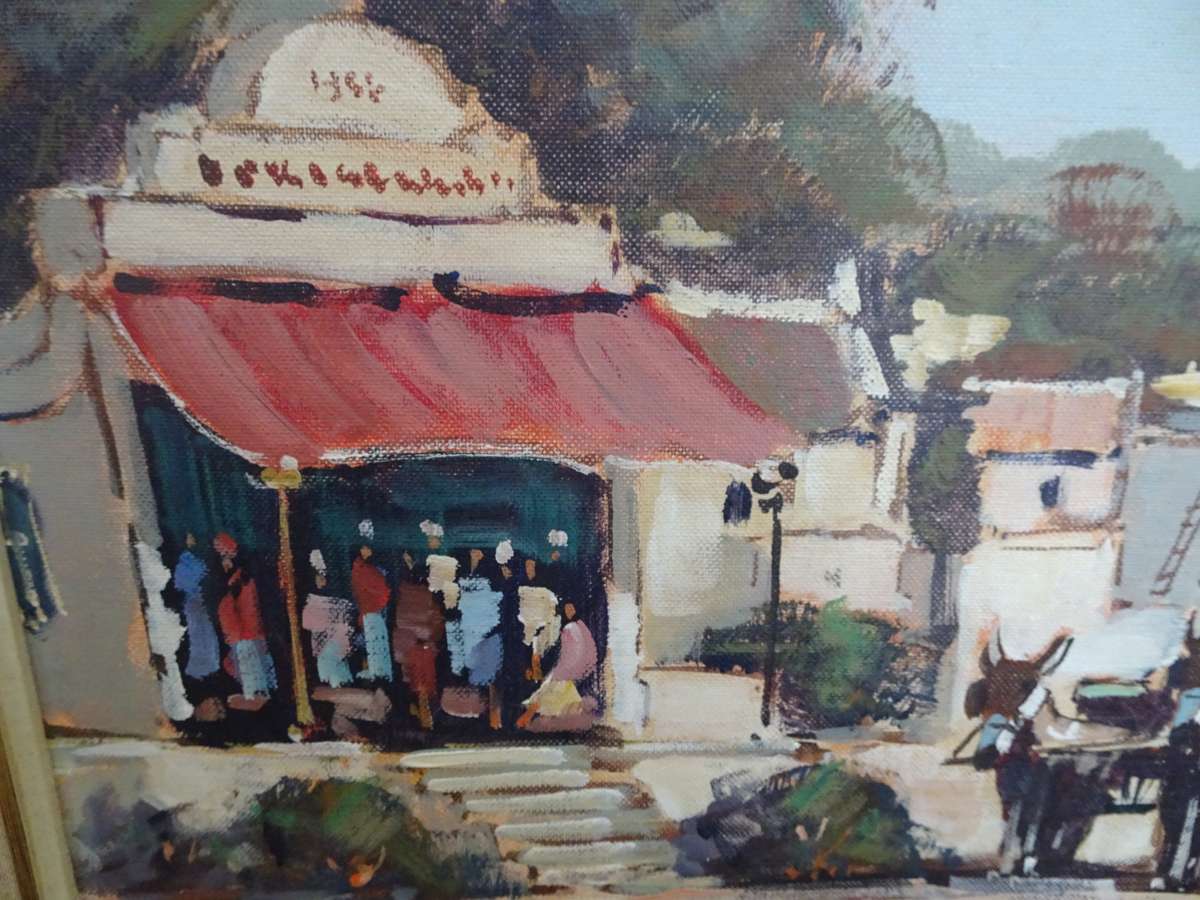 Beautiful Oil On Board By Pierre De Villiers (1921  2007) Farmlands - See Description - 78c x 48cm