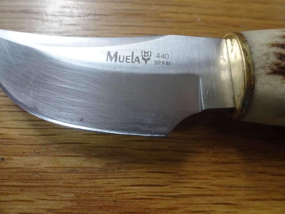 Gorgeous Muela (440) Spain Made Sporting Knife - In Original Box And Leather Bag