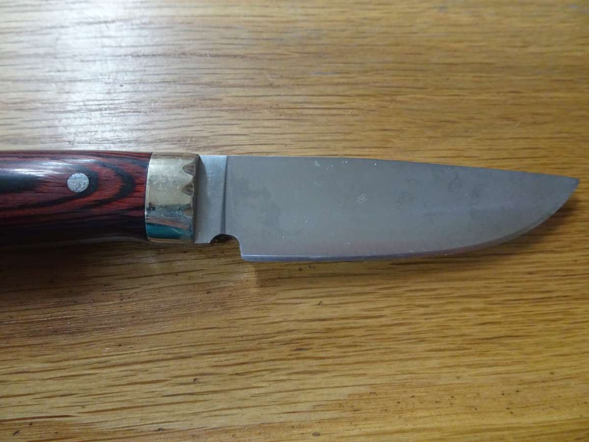 Stunning Muela Eagle Spain Made - Molibdeno Vanadio Hunting Knife In Original Leather Bag