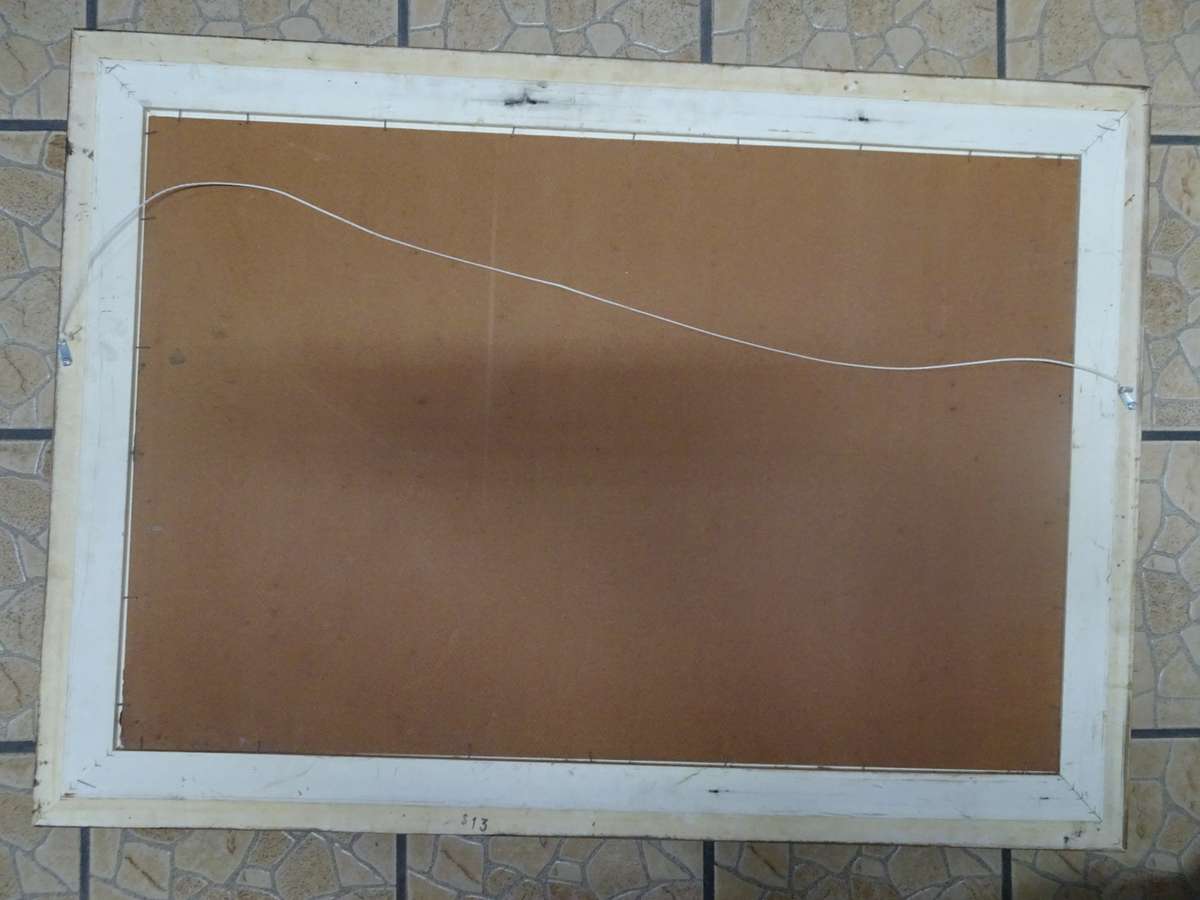 Gorgeous Large Oil On Board Landscape By South African Artist Helena Mommen 1996 - See Description