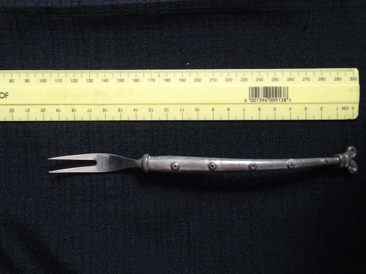 Carrol Boyes Pickle Appetizer Fork - Good Condition 19 cm