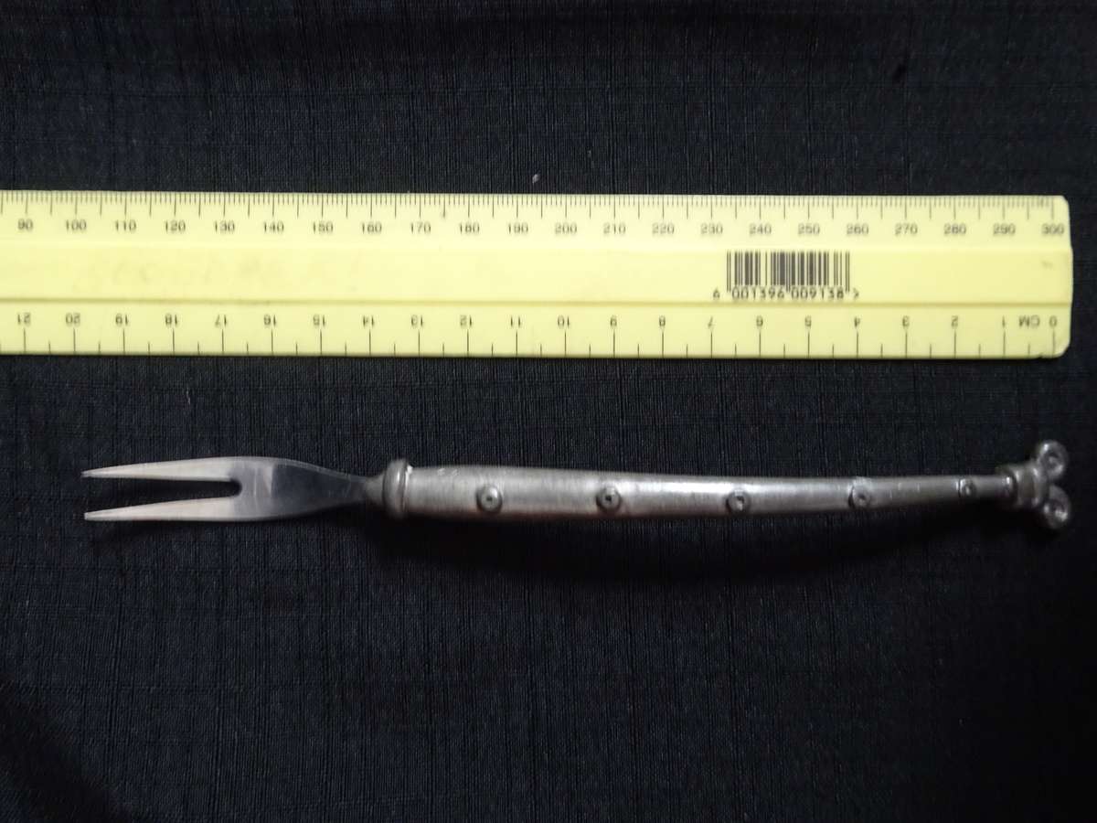 Carrol Boyes Pickle Appetizer Fork - Good Condition 19 cm