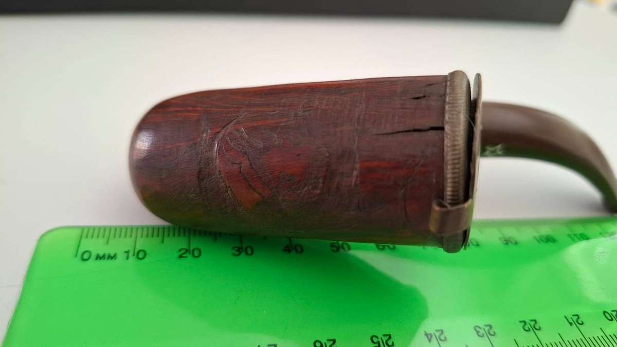 1899-1902 Boere War Era with Paul Kruger Image carved on the Front with Hinged Cover in Tact