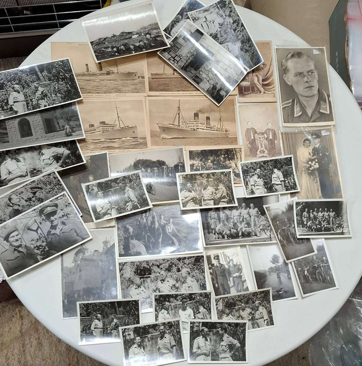 Lot of Interesting Military Photographs and Postcards - Bid for the Lot!!!