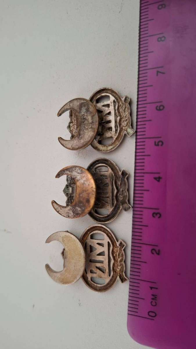 Three Very Rare WW 2 Official Issue Mercantile Marine Merchant Navy Mufti Lapel Badges