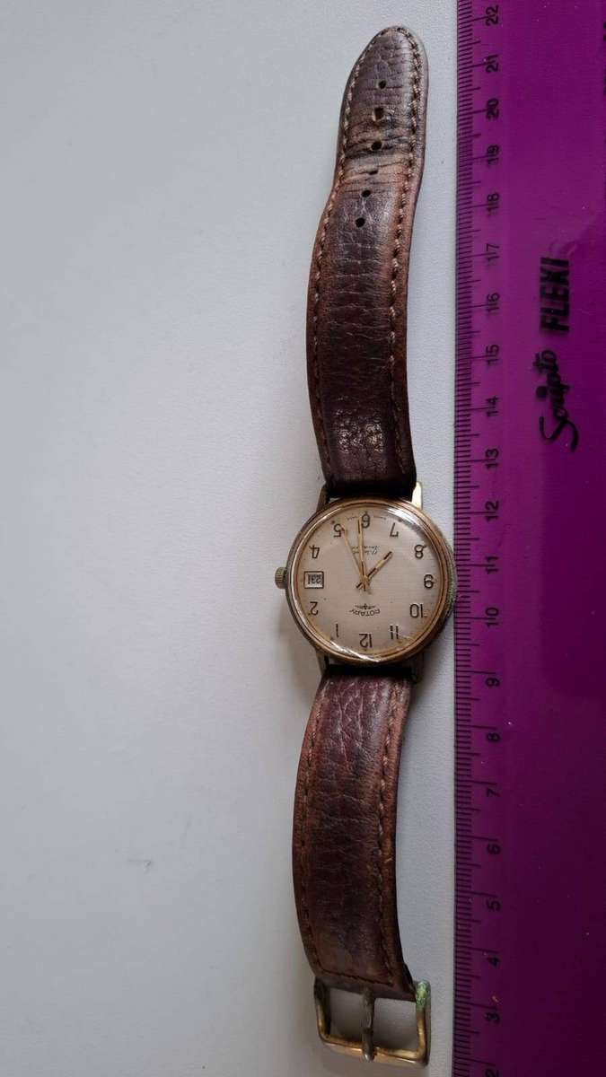 Rotary 17 Jewels Swiss made Gents Incablac Automatic Gents Watch -Non Magnetic 1703-64-34 See Desp