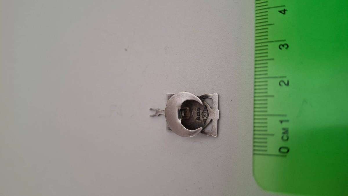 Sterling Silver University of the Witwatersrand Badge 3.5 Grams