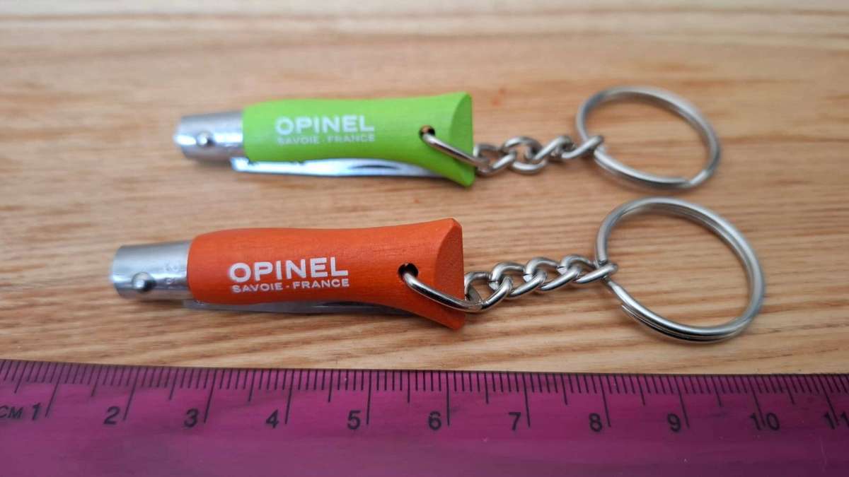 Two Opinel Savoir France Keyring Pocket Knifes in Excellent Condition