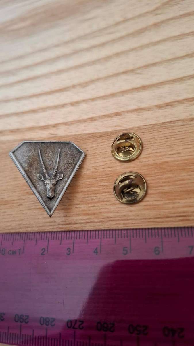 South African Infantry Battalion Cap Badge Good Condition