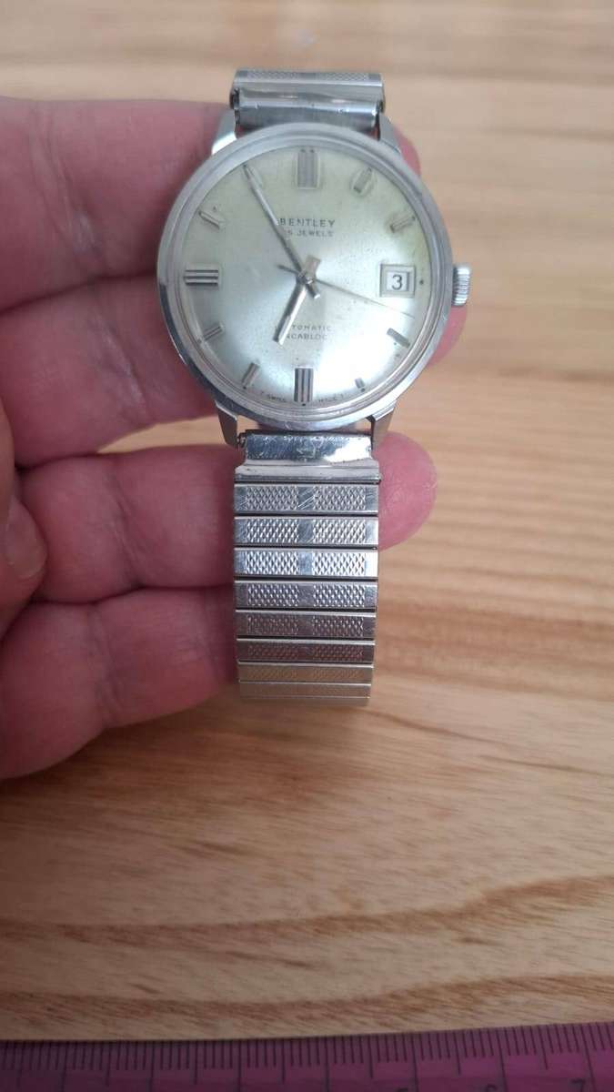 Vintage 1970's Bentley 25 Jewels Automatic Incabloc Gents Watch