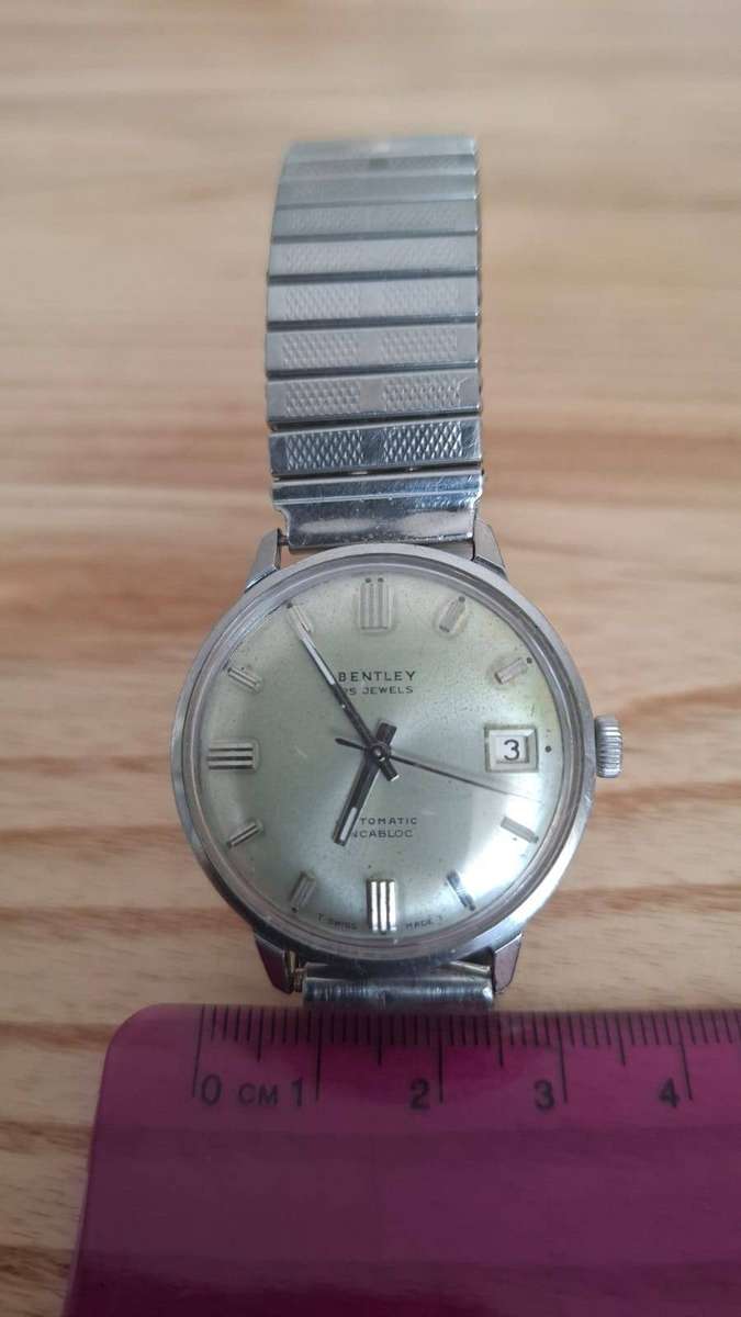 Vintage 1970's Bentley 25 Jewels Automatic Incabloc Gents Watch