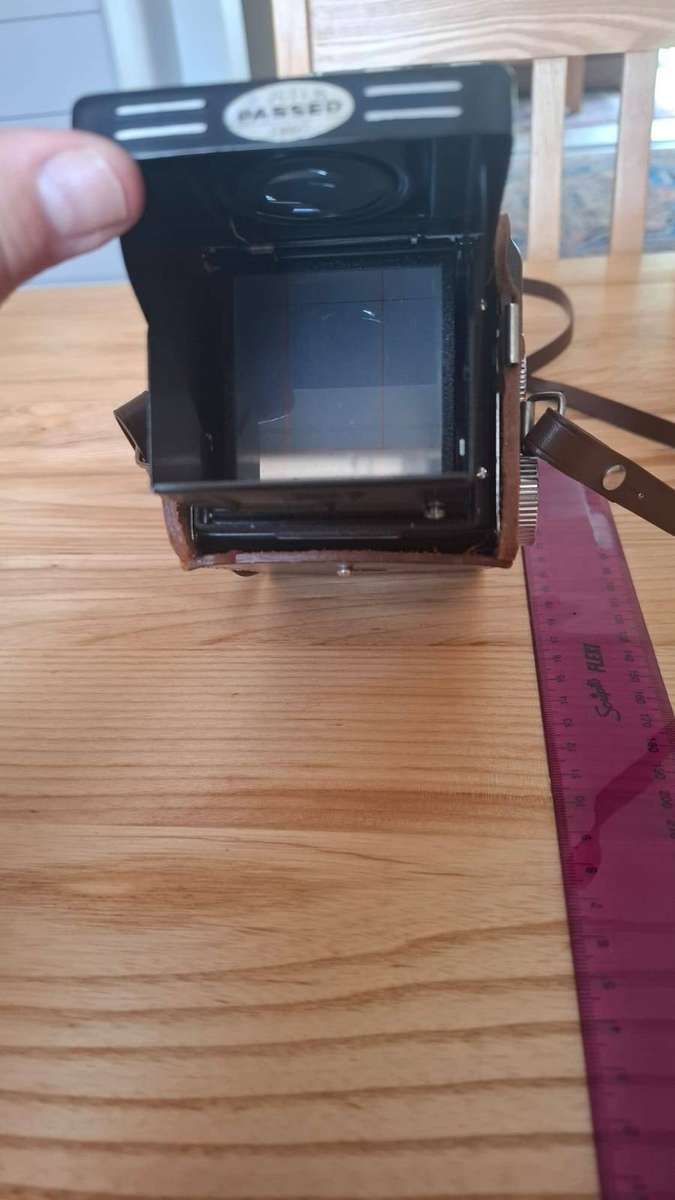 Vintage Yashica A Twin-Lens Reflex (TLR) Camera in Good Condition