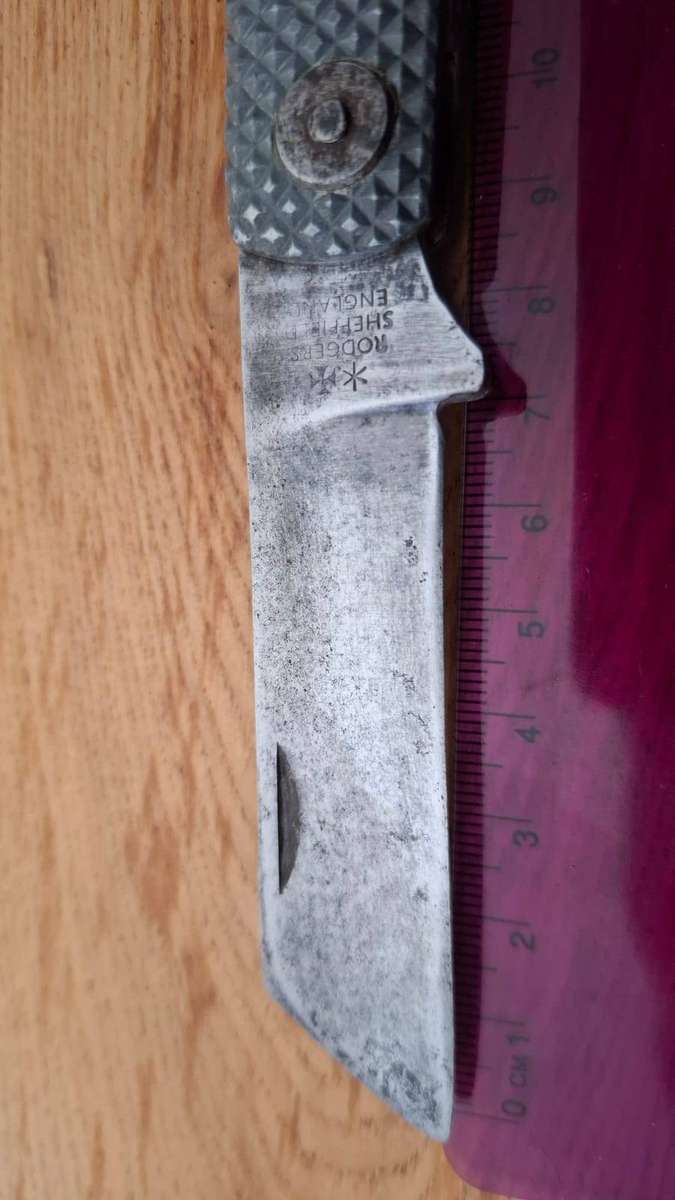 WW 2 British Rodgers Sheffield England Royal Navy Jack Knife No 21306