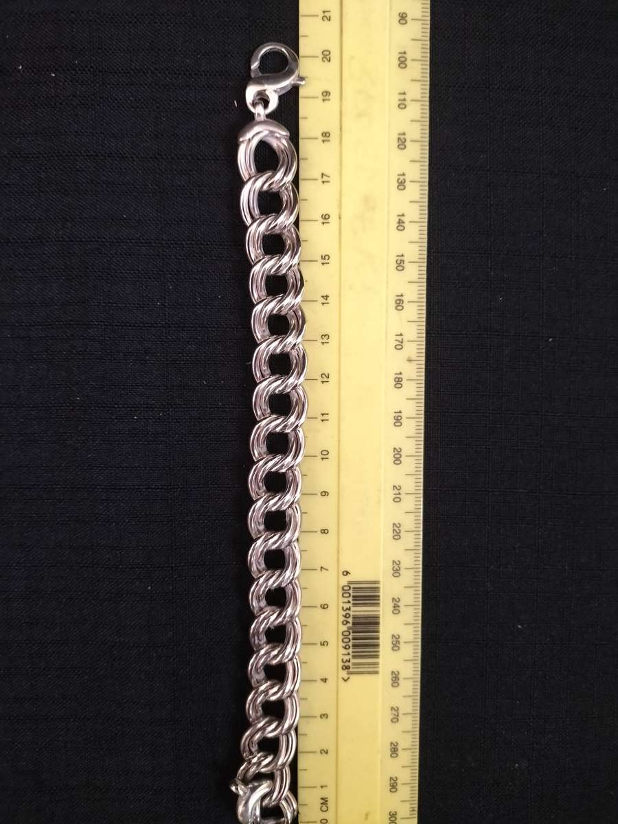Beautiful Vintage Sterling Silver 925 Bracelet 21.cm - 26g - Excelent Condition