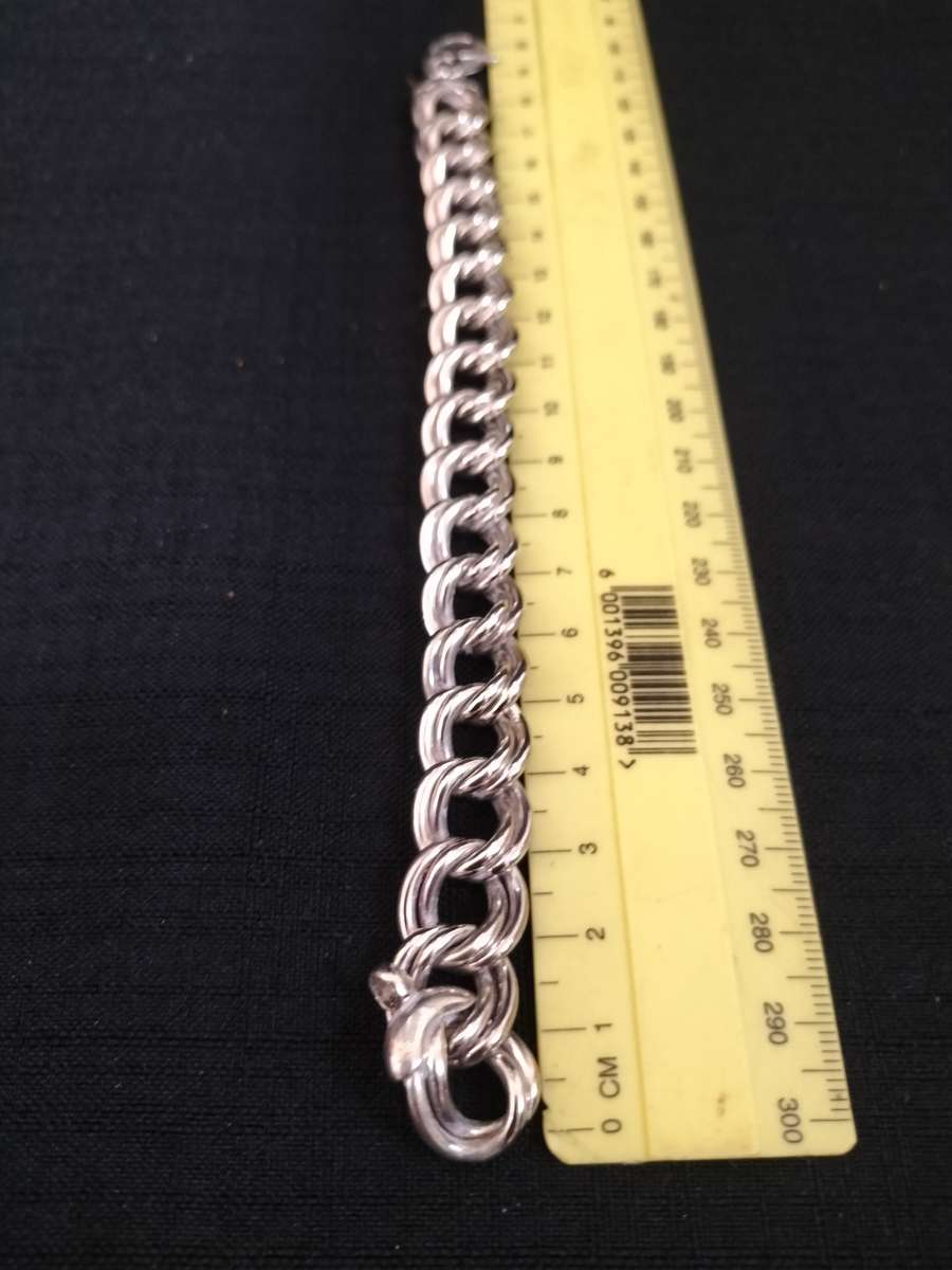 Beautiful Vintage Sterling Silver 925 Bracelet 21.cm - 26g - Excelent Condition