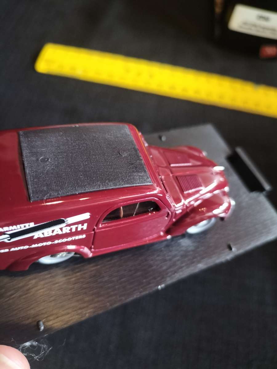 Vintage Brumm R266 Fiat 500C Furgoncino - Marmitte Abarth 1956 -Scale 1/43 -Good Condition