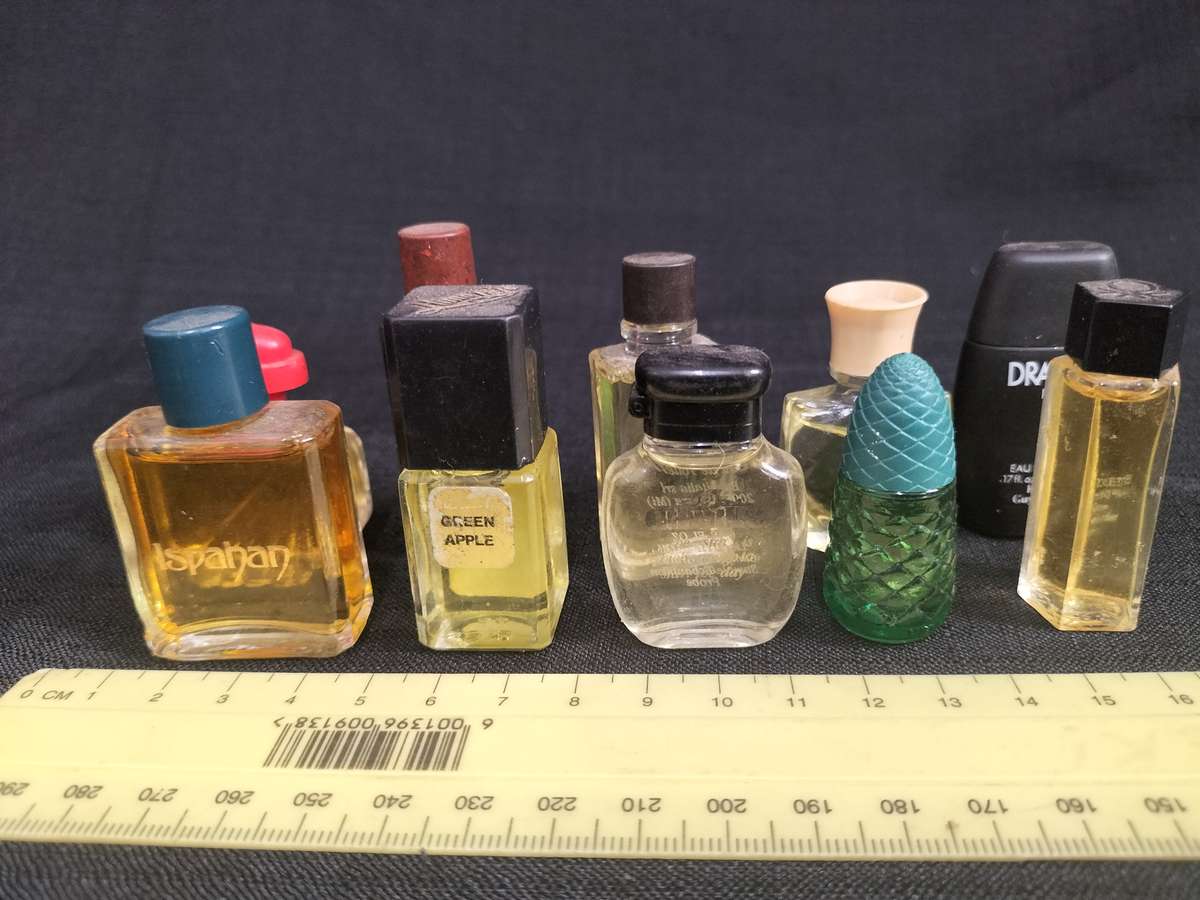Collection of 10 Vintage Interesting Miniature Perfumes