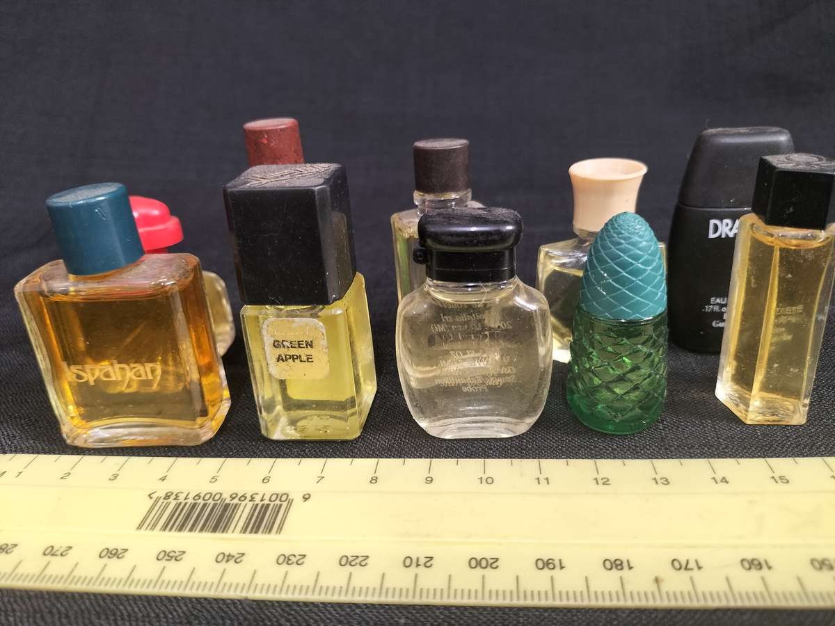 Collection of 10 Vintage Interesting Miniature Perfumes